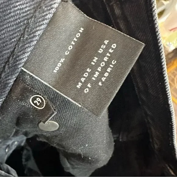 GRLFRND Karolina High-Rise Chewed Hem Jean in Excuse My French 170